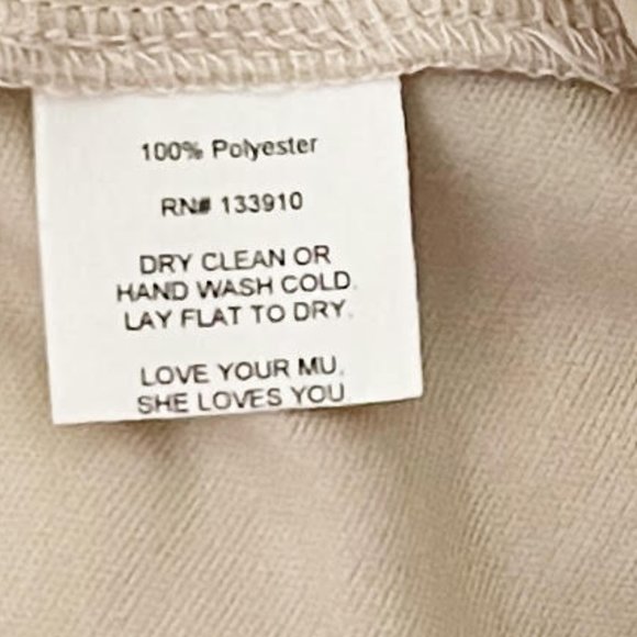 Show Me Your MUMU XL Beige Faith Spaghetti Strap Chiffon Gown EUC - Picture 7 of 7